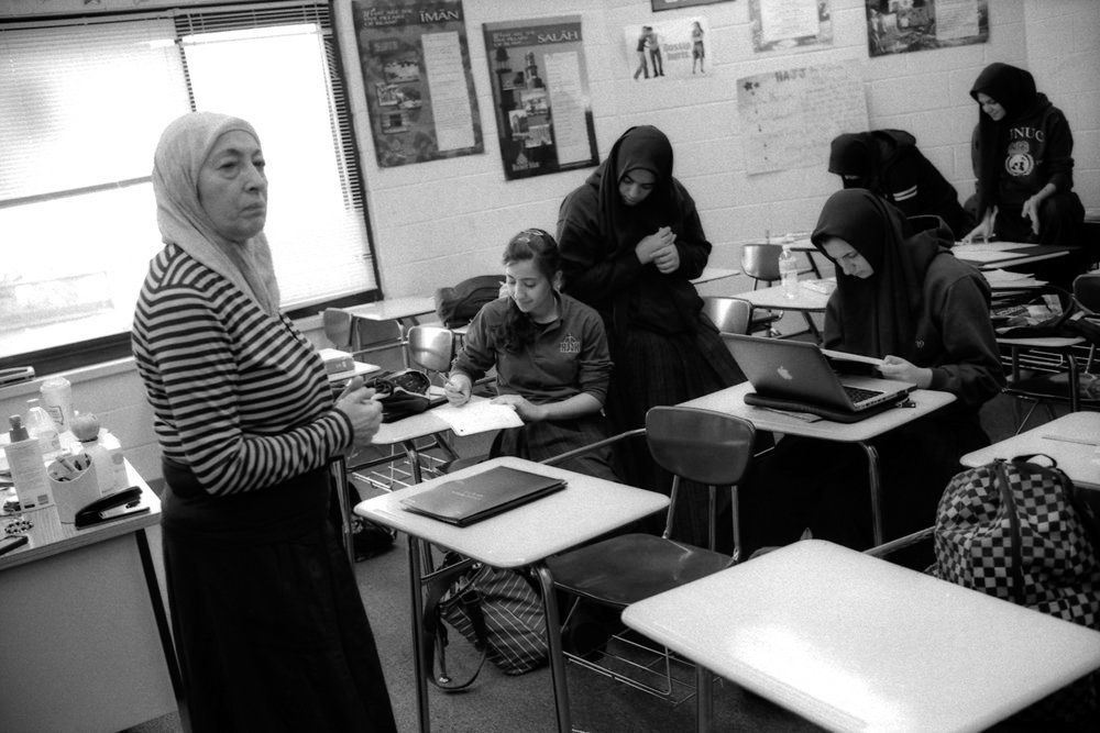 Young Women in Class, Aqsa School, Bridgeview, IL 2012