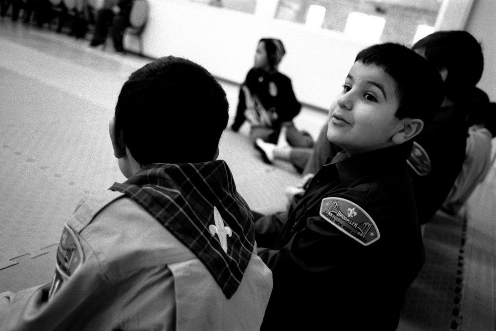 Boy Scouts at their Weekly Meeting, MuslimAmerican Society, Brooklyn, NY 2010