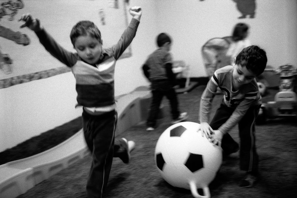 Children Playing During Recess, Blossom School,Orland Park, IL 2012