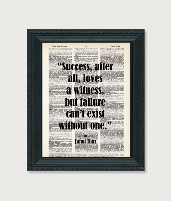 Junot Diaz Dictionary Page Art Print Poster