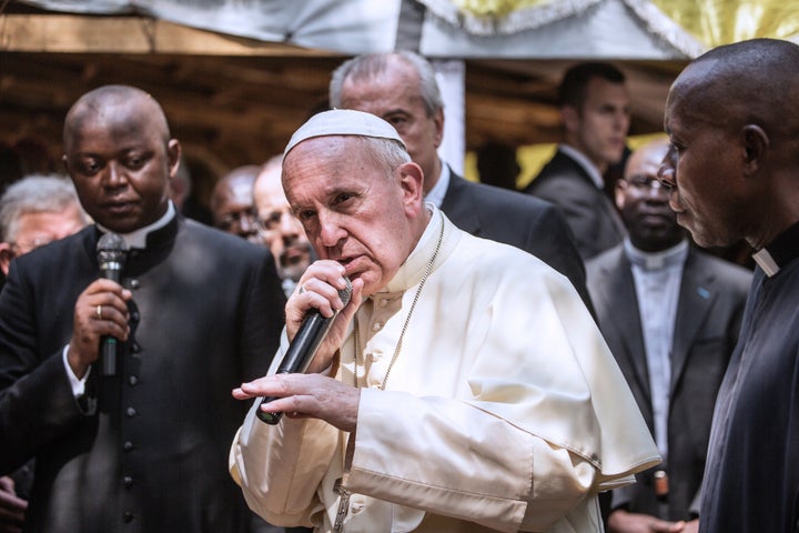 This photo of Pope Francis sparked a meme.