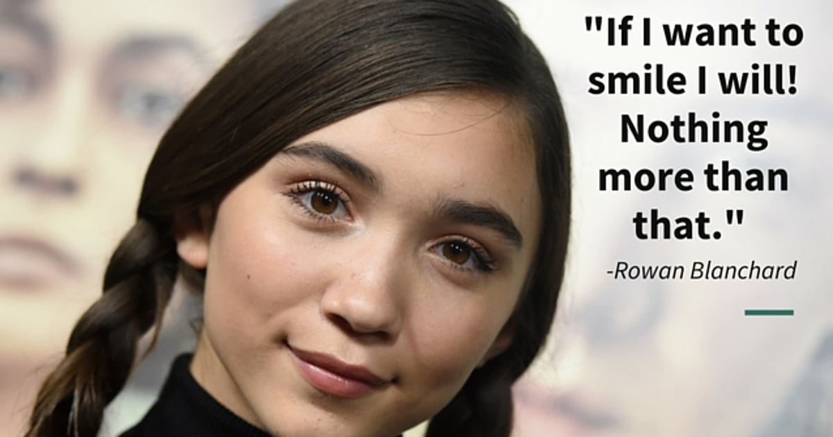 Rowan Blanchard Wants People To Stop Telling Her To Smile | HuffPost Women