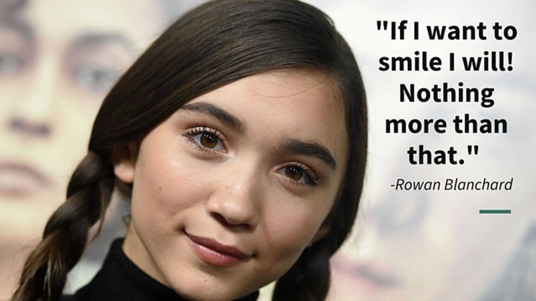 1778px x 998px - Rowan Blanchard Wants People To Stop Telling Her To Smile | HuffPost Women