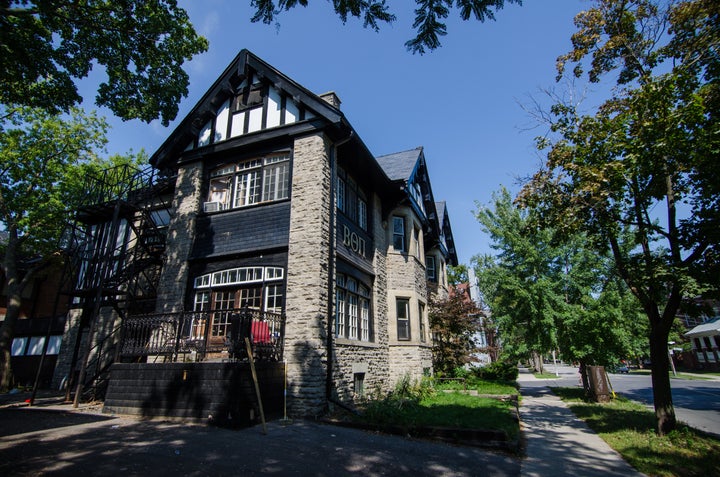Pictured: A Beta Theta Pi fraternity house. Judson Horras, a Beta Theta Pi member, is the current interim president of the North American Inter-fraternity Conference.