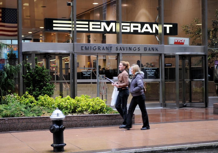 The Emigrant Savings Bank on East 43rd Street April 6, 2009 in New York.