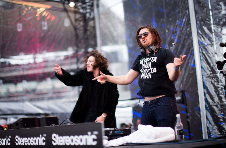 Peking Duk plays at Stereosonic Sydney on November 28, 2015 in Sydney, Australia.