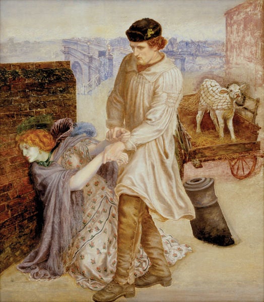 Dante Gabriel Rossetti , Found, 1868