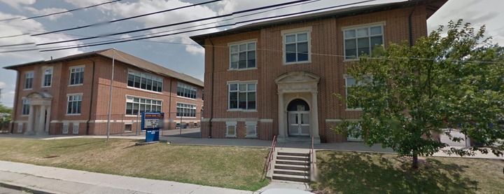 Police in New Jersey arrested five students from Clifton Elementary School 11, pictured, after they allegedly planned to deto