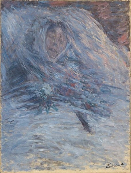 Claude Monet, Camille Monet on her deathbed, 1879