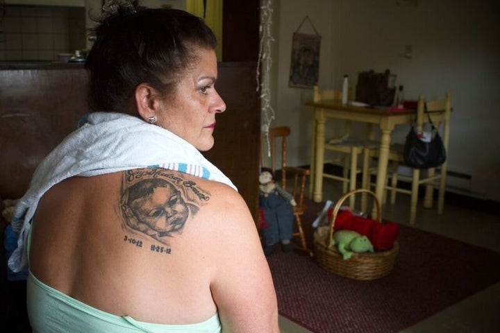 Shelley Medeiros at her home in North Attleboro