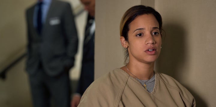 Dascha Polanco in character as Daya on season 3, episode 4 of "Orange Is The New Black."