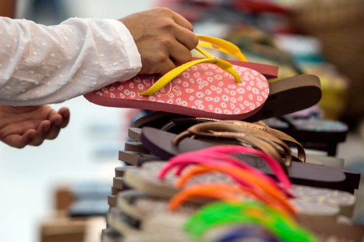 Brazilian Havaianas flip-flops are popular worldwide.