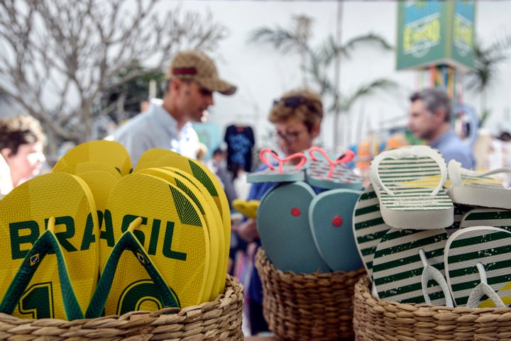 Brazilian Havaianas flip-flops are popular worldwide.