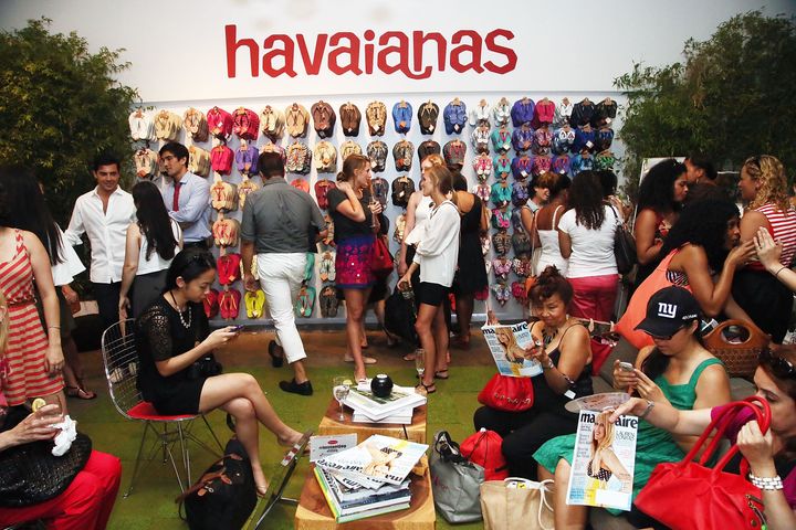 Brazilian Havaianas flip-flops are popular worldwide.