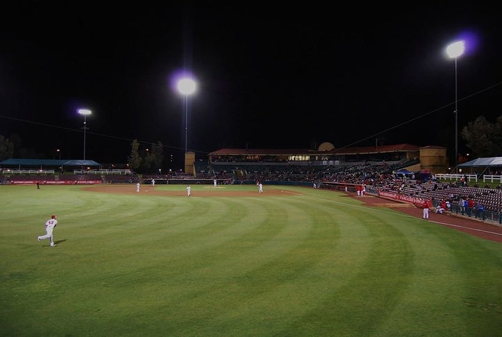 City officials organized a candlelight vigil on Thursday night at San Miguel Stadium in San Bernardino after Wednesday's