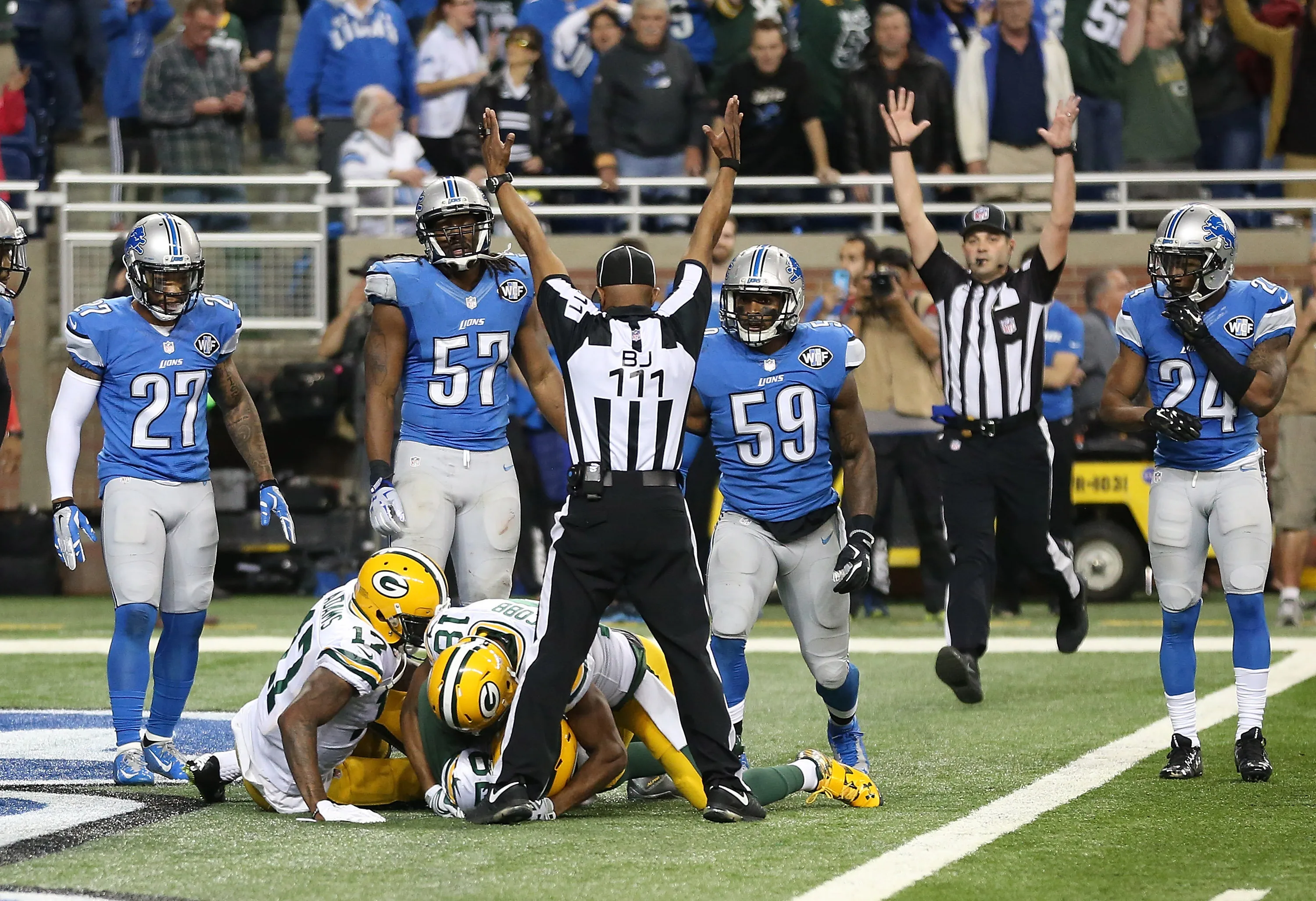 detroit lions hail mary football