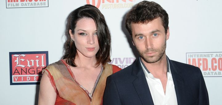 Stoya and James Deen at an awards show in 2014.