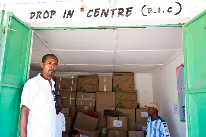 Mohamed Said Mapera treats the The Omari Project's clients for wounds and other health complications that arise from drug use. 