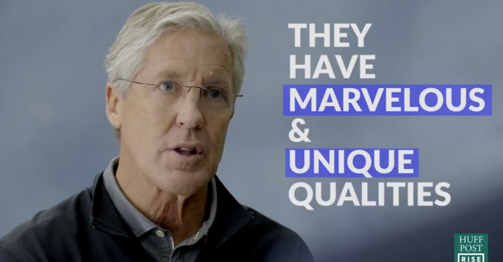 WATCH: Pete Carroll On Raising Kids to Be Confident in Who They Are | HuffPost