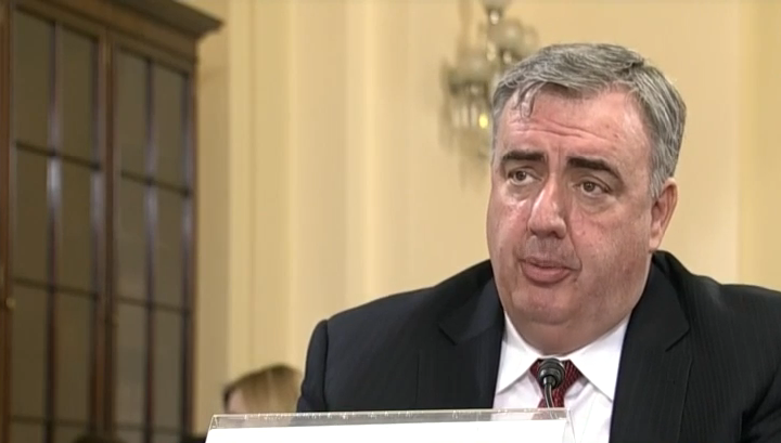 Former BPD Commissioner Edward Davis, at a hearing before the House of Representatives, Homeland Security Committee in June 2014.