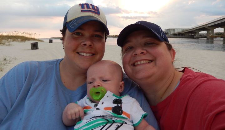 Tracee and Jennifer Gardner-Glaze both wanted to be listed on their son's birth certificate in Arkansas.