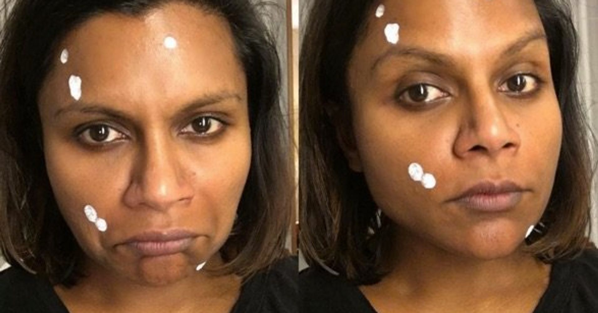 mindy-kaling-s-acne-cream-selfie-is-all-the-inspiration-you-need-huffpost