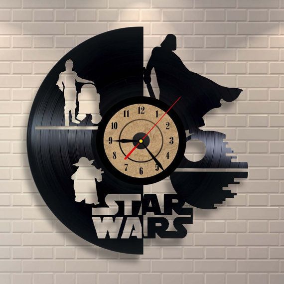 'Star Wars' Vinyl Record Clock -- $34.95