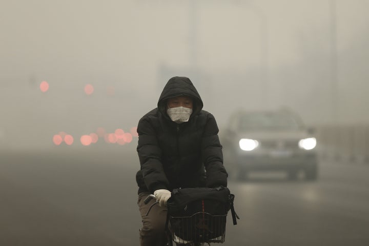 China's capital recorded the worst smog of the year with air quality devices in some areas unable to read such high levels of