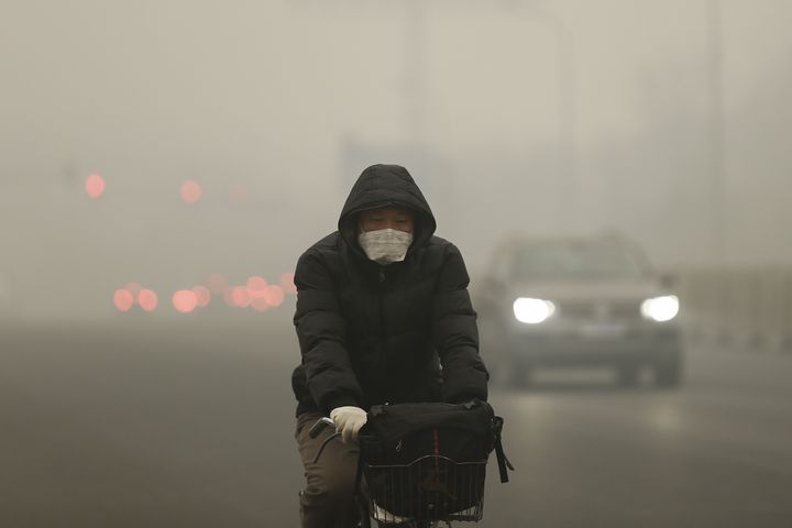 China's capital recorded the worst smog of the year with air quality devices in some areas unable to read such high levels of pollutants. 