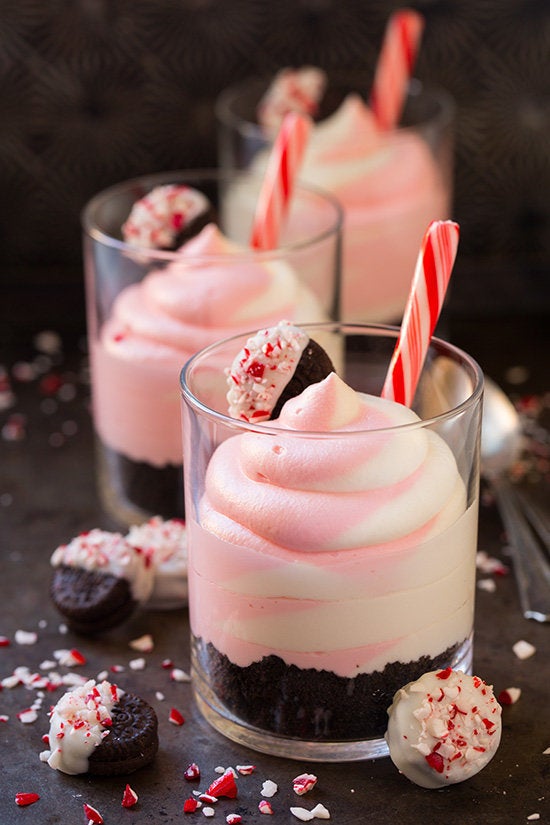 No-Bake Peppermint White Chocolate Cheesecake