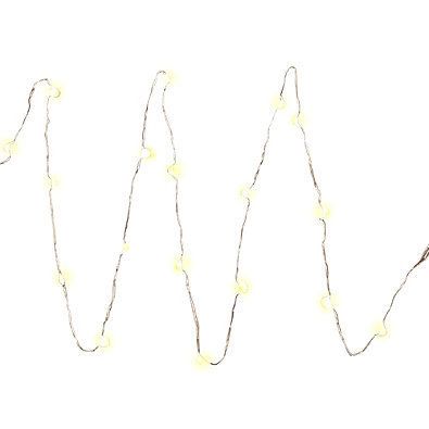 36-Inch Battery Operated String Lights with 18 LED Lights and Timer, $6.99