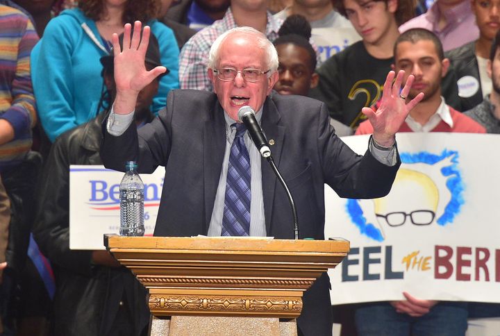 Democratic presidential candidate Bernie Sanders (I-Vt.). The Working Families Party said Tuesday that it is "standing with Bernie Sanders to build the political revolution and make our nation into one where every family can thrive."