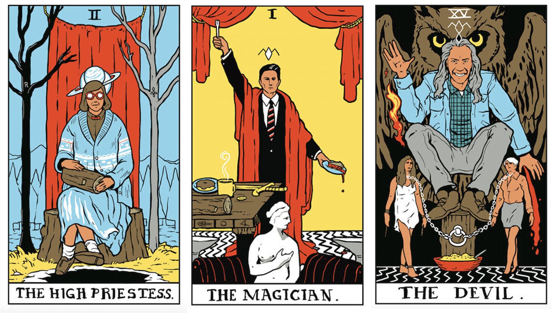 Twin Peaks' Tarot Card Art Is Simply Divine.