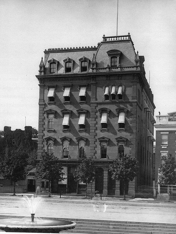 The original Freedman's Bank operated from 1865 to 1874. The bank once stood where the Treasury Annex currently stands. 