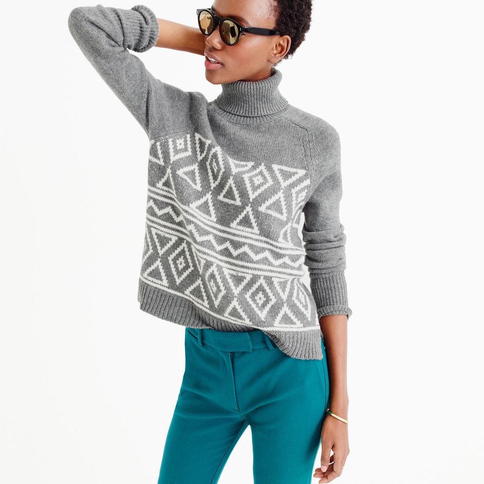 J crew fair 2024 isle turtleneck sweater