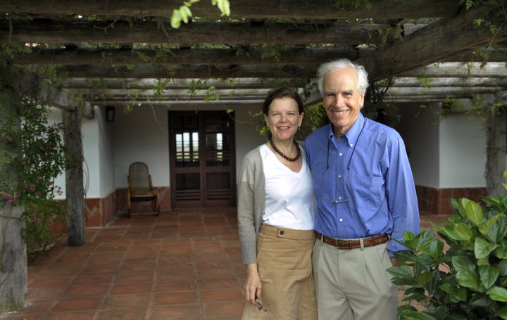 Tompkins and his wife, Kristine, in 2009. He had been living in South America since the 1990s when, disillusioned by the consumerism of the business world in which he’d thrived, he decided to leave the corporate realm.