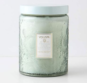 Voluspa Cut Glass Jar Candle, $26