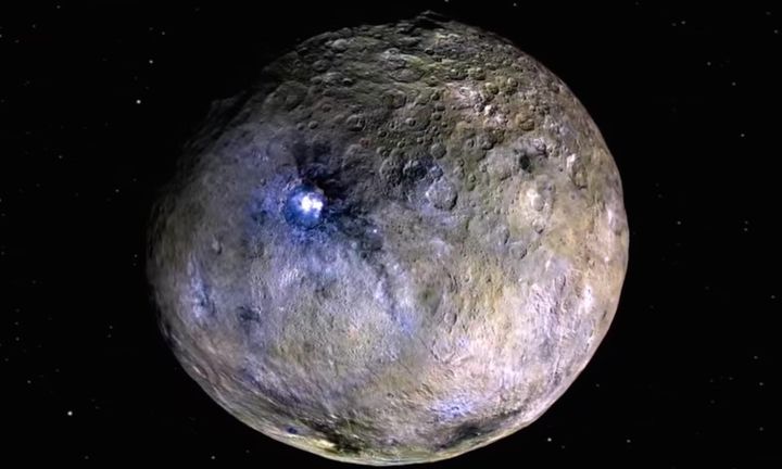 The bright spots on Ceres.