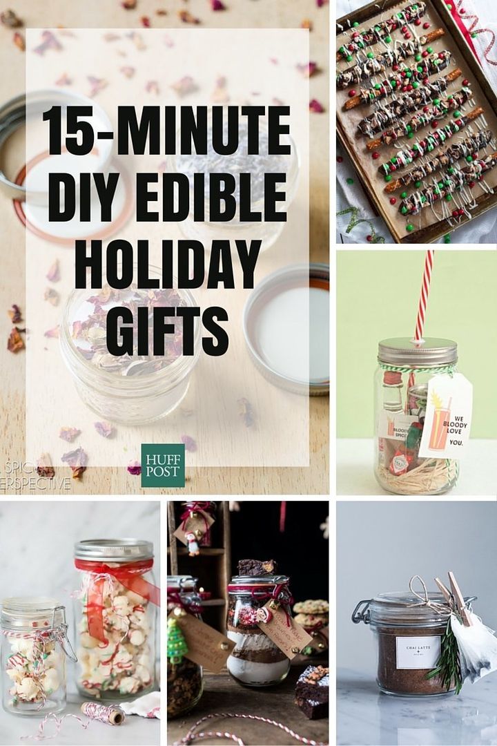 15 DIY Edible Holiday Gifts You Can Make In 15 Minutes Or Less | HuffPost
