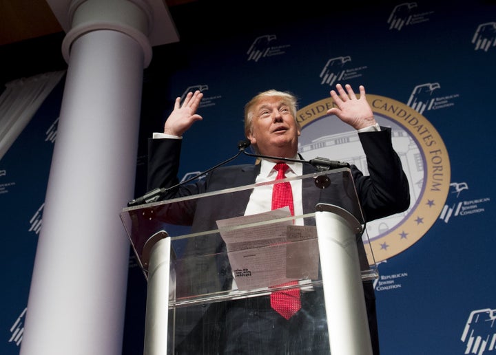 Republican presidential candidate Donald Trump is the subject of a Federal Election Commission complaint alleging he is the b