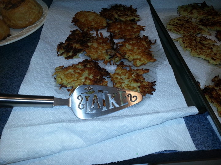 Stacie Garnett-Cook made these Christmas latkes last year. 