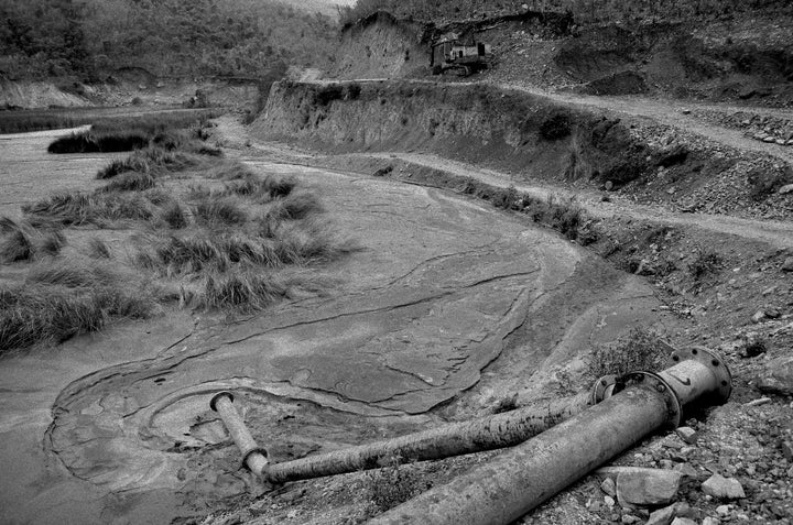 Nuclear waste enters the dam.