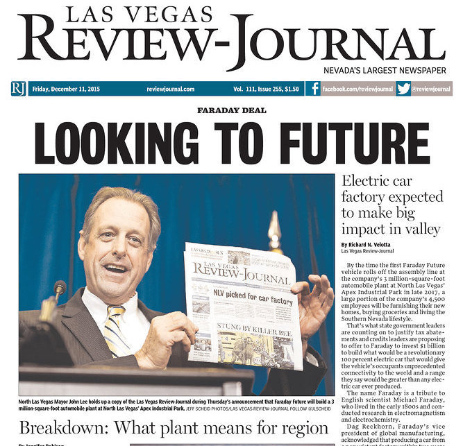 Las Vegas Review-Journal Removes Questions About Newspaper’s New ...