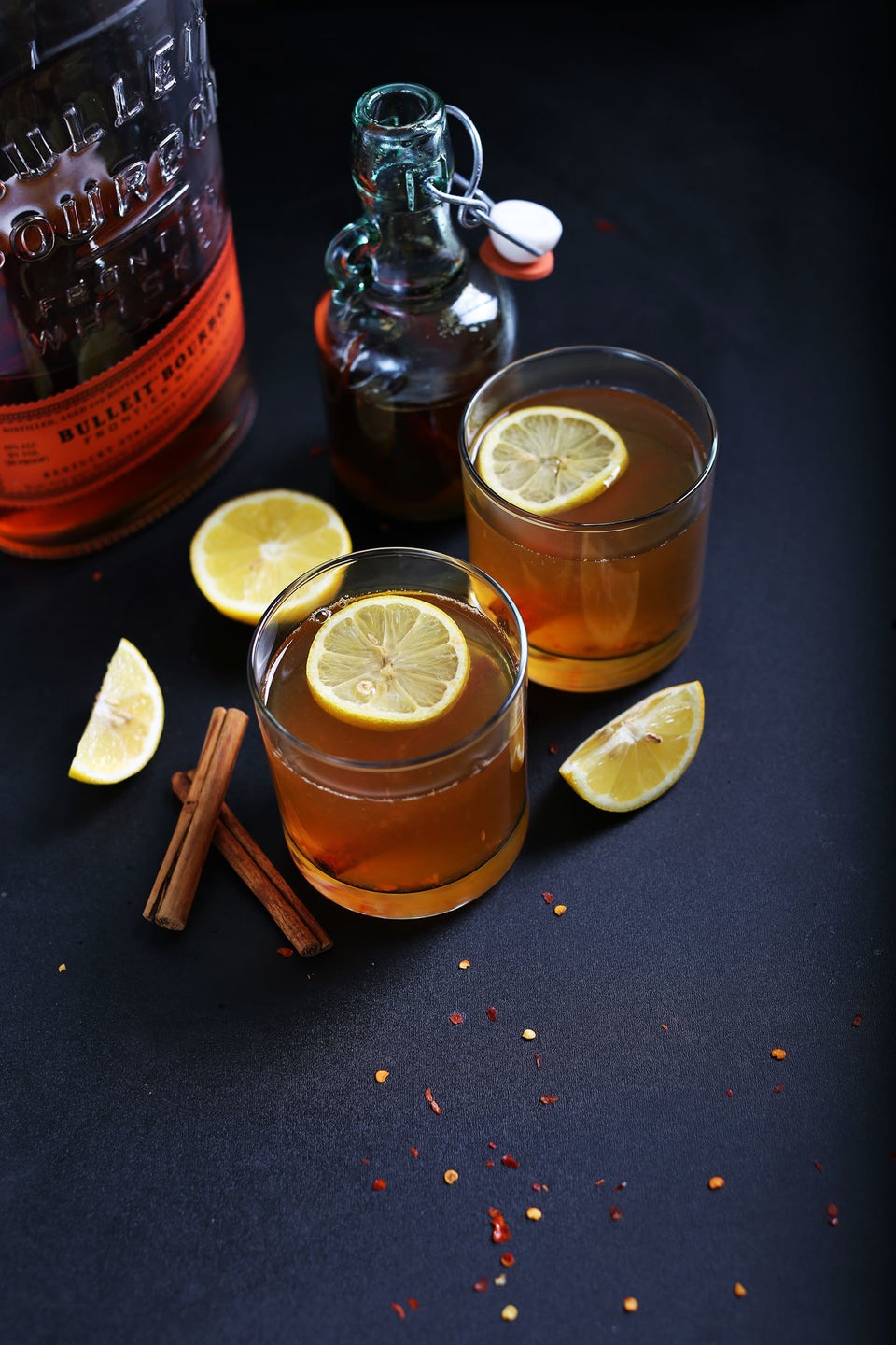 Chili Cinnamon Bourbon Hot Toddy