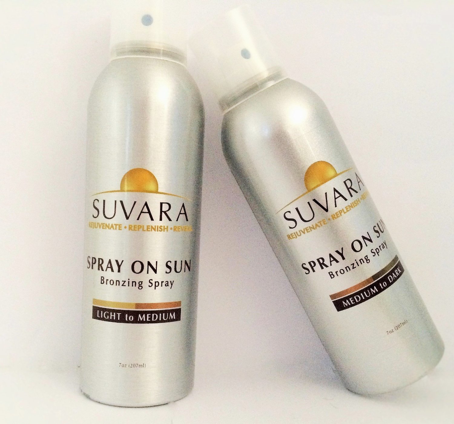 suvara spray on sun bronzing spray in medium to dark