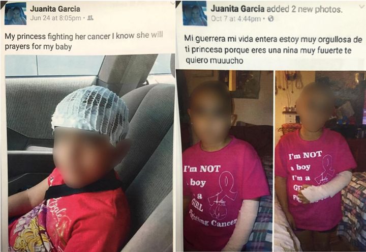A Texas woman is accused of shaving her 7-year-old daughter's head and telling everyone she has cancer for donations.