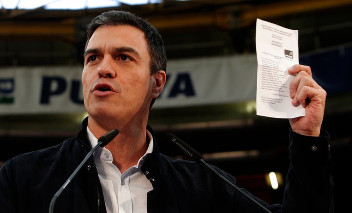 Leader of Spanish Socialist Party, Pedro Sanchez has seen diminished support, as voters have flocked to newcomers Podemos and Ciudadanos. 