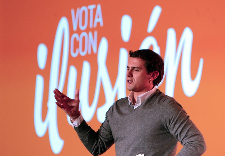 Albert Rivera's Ciudadanos looks to capitalize on an undecided and wide-open electorate. 