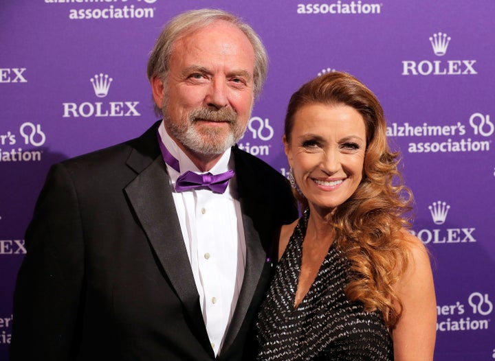 Actress Jane Seymour with ex-husband James Keach