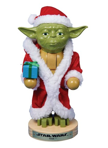 A Yoda Santa Nutcracker